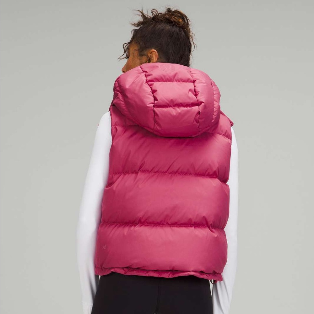 lululemon Wunder Puff Cropped Vest in Pink Lychee - Picture 3 of 9